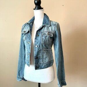 ABERCROMBIE & FITCH | Blue Denim Jean Jacket Sz XS